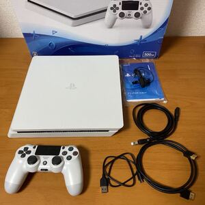 【PS4】 PlayStation4 本体 CUH-2200A 500GB ホワイト DualShock4