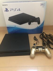 PS4 PlayStation4 ジェットブラック PS4本体 CUH-2200AB01 付属品