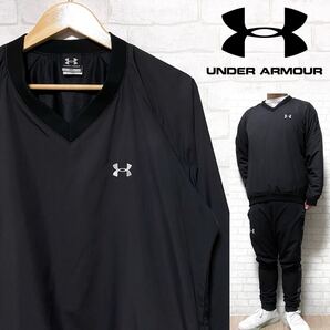UNDER ARMOUR アンダーアーマー ピステ ウィンドブレーカー 刺繍ロゴ