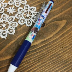 名探偵コナン　ボールペン　　赤青黒　　3色ボールペン　　日本製　　ぺんてる　　　送料120 新品