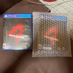 即発送PS4 back 4 blood 北米版 2本 新品1中古1