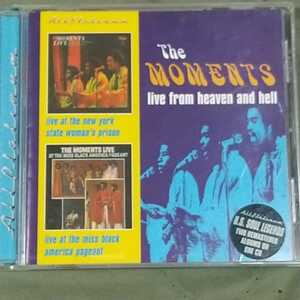 UK盤/激レア2 in 1・CD　The Moments モーメンツ『From Heaven to Hell ～new york Live +the miss black live +＠』Ray, Goodman ＆Brown