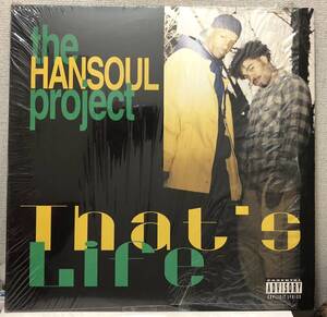 レア Jazzy ミドル 1993 The Hansoul Project / That's Life b/w For The Niggas ハンソウル プロジェクト Original US 12 Loud RCA BMG