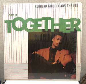 レア 1991 Redhead Kingpin And The FBI / Get It Together レッドヘッド キングピン Original US 12 Virgin 0-96366 NJS 90s 絶版