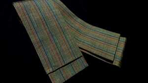  literary creation obi * man's obi stripe width approximately 12cm[418cm]