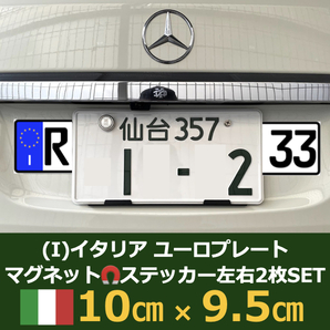 [I]イタ車用マグネットユーロプレート★R33左右セット★(カリオストロの城)