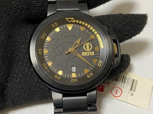 NESTA BRAND Nesta brand wristwatch black DC45BB exhibition unused goods 