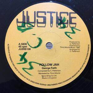 ★George Faith/Follow Jah★LEE PERRY！ROOTS名曲！