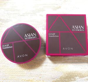 AVON アジアン テクニーク ヘア ファンデーション ダークブラウン