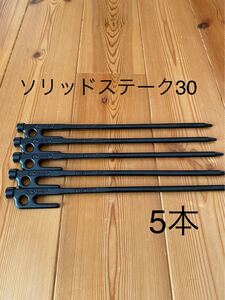 新品 snowpeak ソリッドステーク30 5本セット ペグ スノーピーク