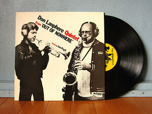 Don Lanphere Quintet Featuring Jon Pugh●From OUT OF NOWHERE HEP RECORDS hep 2019●211011t1-rcd-12-jzレコードジャズ英盤UK