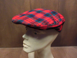 ビンテージ70’s●PENDLETONチェックウールハンチング帽size M●211029s6-m-cp-htg 1970sペンドルトンUSA製メンズ帽子キャップ