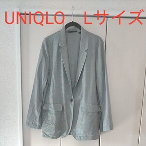 テーラードジャケット ユニクロ UNIQLO ジャケット Lサイズ 千鳥柄