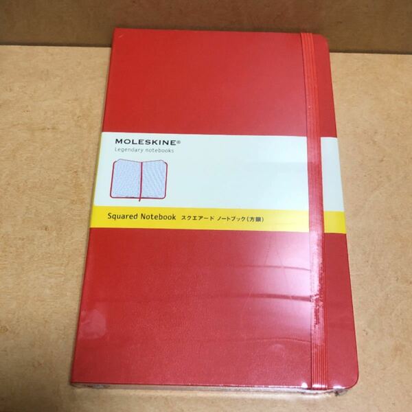 モレスキン クラシック ノートブック ハードカバー スクエアード レッド S05