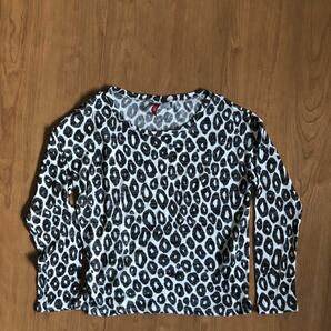 H&M 長袖 薄手 ニット レオパード size:s トップス ロンT レディース