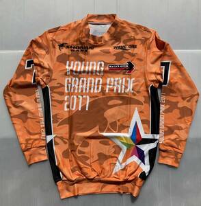 [ new goods unused ] Yoshida . arrow player autographed bicycle race Young Grand Prix 2017 7 number car uniform flat .YGP XL size Kei Lynn .. rin jersey 