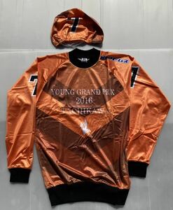 [ new goods unused ] bicycle race Young Grand Prix 2016 7 number car uniform Tachikawa YGP orange 2L size MEDALISTCLUB Medalist Club Keirin jersey 
