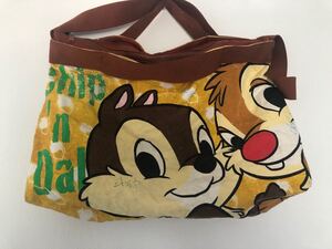 ★サイン入り★ディズニー チップ&デール ショルダー&トートバッグ