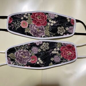 ハンドメイド マスク 花柄