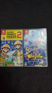 Nintendo Switch スーパーマリオメーカーとニンジャラ Switchソフト