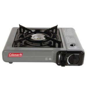 コールマン グレー コンロ キャリーケース付き !!Portable Butane Stove アメリカ輸入品!