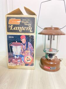 コールマン 超美品76年7月製 モデル275 ツーマントルランタン 個箱付きますヴィンテージ品