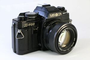 実用★ミノルタ MINOLTA X-700+MD 50mm F1.4★シャッター全速・露出計完動★AD1159