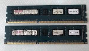 CENTURY 4GB ECC PC3-12800 DDR3-1600 11-11-11（2点セット）