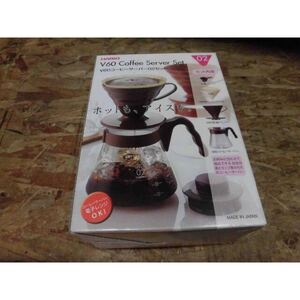 HARIO (ハリオ) コーヒーサーバー V60 02セット コーヒードリップ 1~4杯用 ブラウン VCSD-02