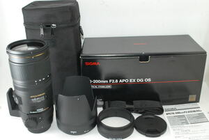 ★極上品★ SIGMA シグマ 70-200mm F2.8 APO EX DG OS HSM for Nikon 付属品充実 211074