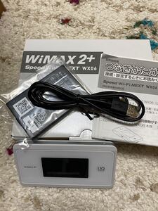 UQ WiMAX モバイルルーター Speed Wi-Fi NEXT WX06 Wi-Fi 2.4GHz/5GHz同時利用