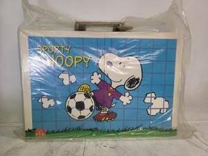 *[ unopened goods ] rare McDonald's happy set Snoopy sport series figure 8 kind entering BOX set ④