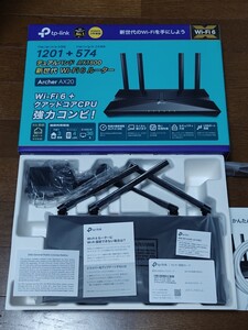 TP-Link Archer AX20 AX1800 デュアルバンド Wi-Fi 6 ルーター (オマケ付き)