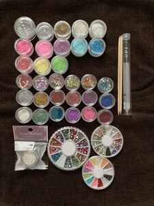 ネイル ラメパウダー ホログラム スターターキット ジェルネイル ネイルアート
