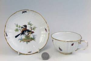 　　マイセン　　豪華　Cup&Saucer　=　2 Birds　(1級品)　　