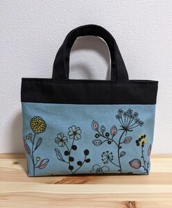 花柄トートバッグ ハンドメイド