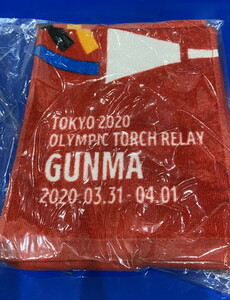 Coca-Cola マフラータオル TOKYO 2020 オリンピック聖火リレー応援 群馬 ＧＵＮＭＡ 非売品 コカコーラ