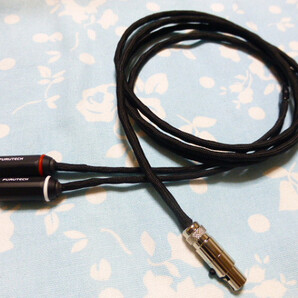 KANN CUBE miniXLR 5ピン → RCA ×2 ステレオ 7N OCC 純銅 ライン入力ケーブル 150cm FURUTECH FP-126(R ロジウム (XLR 延長 線材 対応可