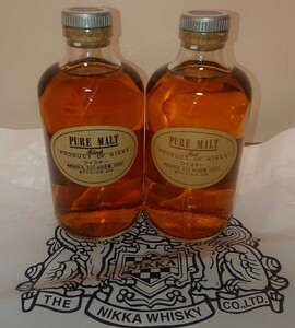 ニッカウヰスキー NIKKA ニッカ ウイスキー PURE MALT レッド ブラック 蒸留所限定 500ml 2本セット