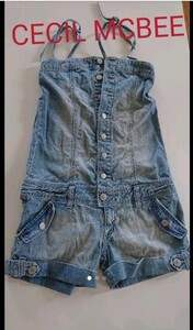 CECIL MCBEE サロペットデニム Mサイズ
