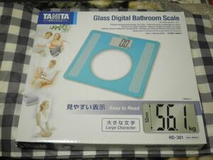 TANITA WEIGHTER SCALE DIGITAL GREEN HD-381 GR POP ON WEIGH