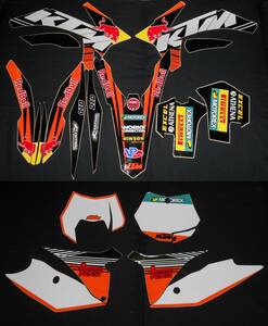 11-12 2011-2012 KTM SXF SX XC デカール グラフィック 11