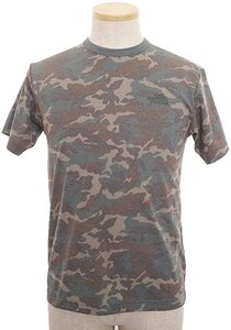 新品 ノースフェイス NOVELTY FEEL FIT 半袖Tシャツ L ウッドランド 迷彩 カモ