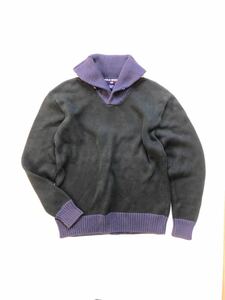 90s POLOSPORT Shawl color knit sweater ポロスポーツ ショールカラー ニットセーター polo ralphlauren ラルフローレン rrl 92 93