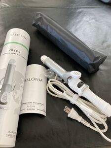 「SALONIA ミニ セラミック カールヘアアイロン SL-011CW 25.0mm」