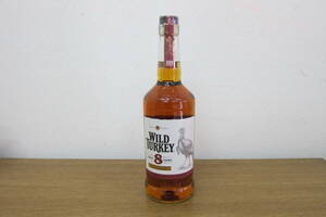 【11581】WILD TURKEY 8年　ワイルドターキー　バーボン　ウイスキー　インテリア　コレクション　アルコール