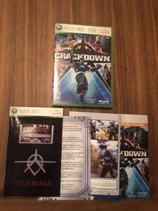 送料無料 日本語プレイ可 完品 Xbox360★ライオット・アクト クラックダウン 海外版★used☆Crack down☆import japan