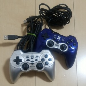 プレステ3コントローラー PS3 プレイステーション3 ホリパッド3ターボ 2個