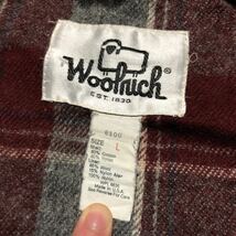 ★ WOOLRICH ウールリッチ 80's USA製 ウールライナー マウンテンパーカー ジャケット L_画像6