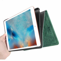 2020年発売 iPad 10.2インチ iPad 8 ケース 第8世代 ケース アイパッド8 カバー 手帳型 保護カバー 段階調整 オードスリーブ機能 PUレザー_画像9